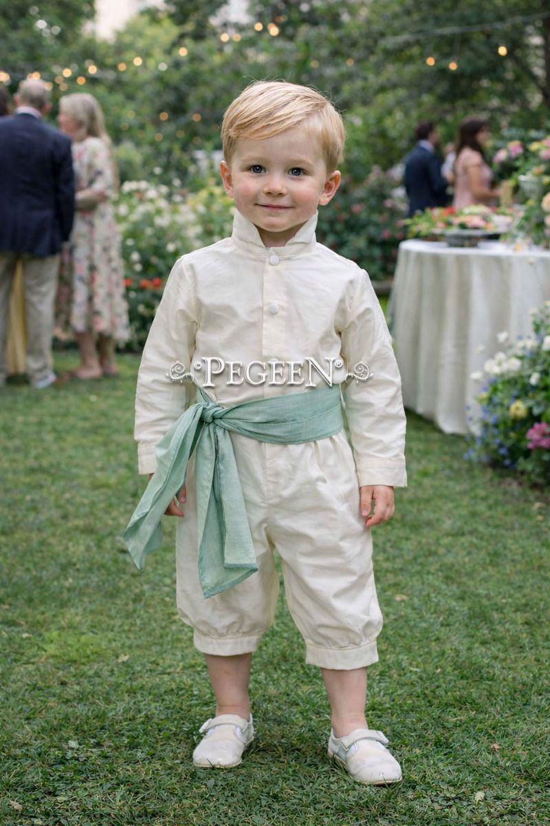 Boys Style 511 - Boys French Style Page Boy Suit with Sash