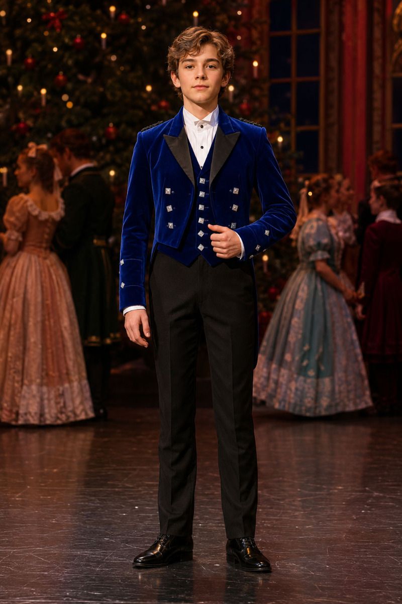 Drosselmeyer Set - Velvet Vest and Jacket Style 549 Nutcracker