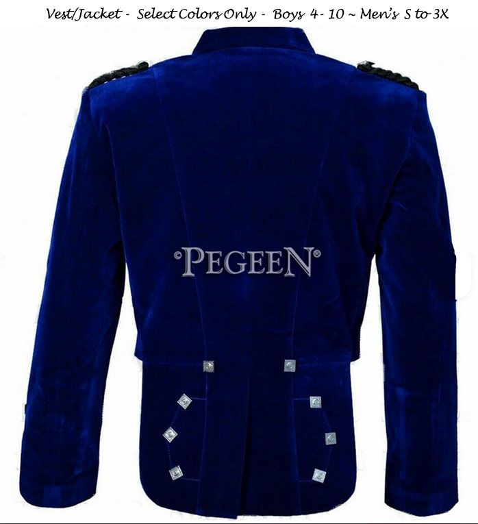 Drosselmeyer Set - Velvet Vest and Jacket Style 549 Nutcracker