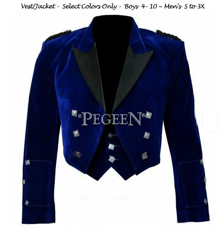Drosselmeyer Set - Velvet Vest and Jacket Style 549 Nutcracker