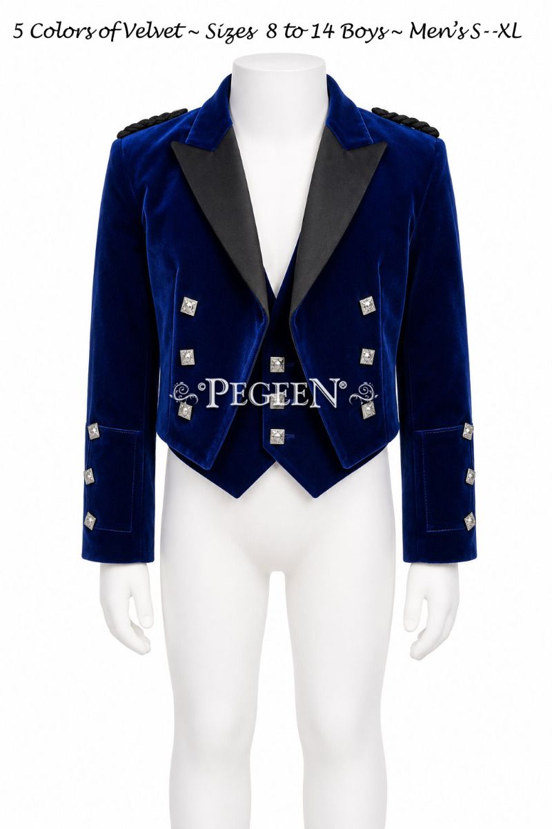 Drosselmeyer Set - Velvet Vest and Jacket Style 549 Nutcracker