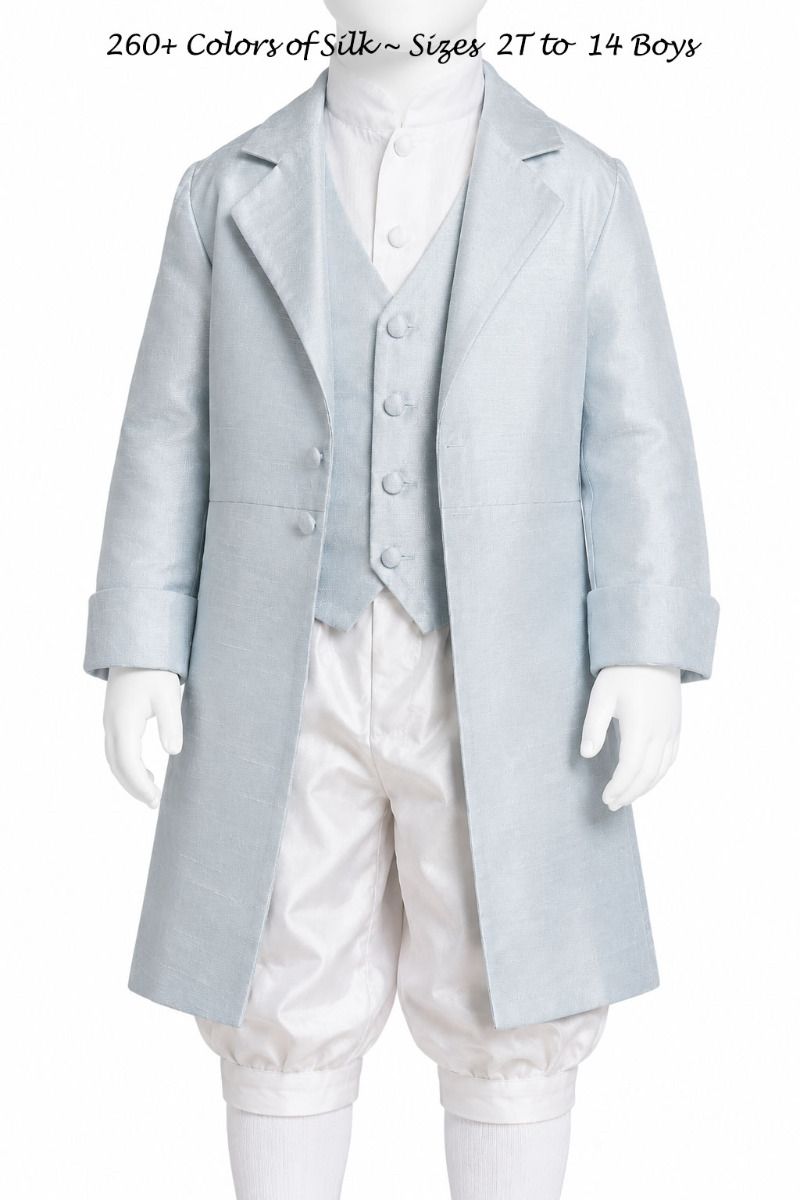 Bridgerton Style Boys Suit 592 - Boys Page Boy Suit with Knickers, Vest & Shirt