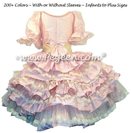 Nutcracker Dress for Clara with Multi Ruffles Style 722