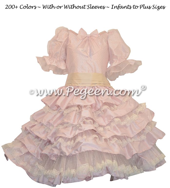 Nutcracker Dress for Clara with Multi Ruffles Style 722