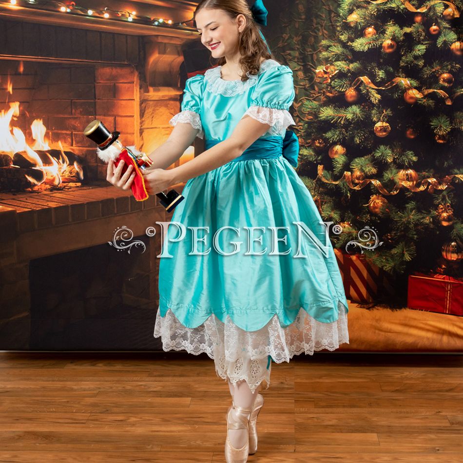 724 Scallop Lace Nutcracker Dress