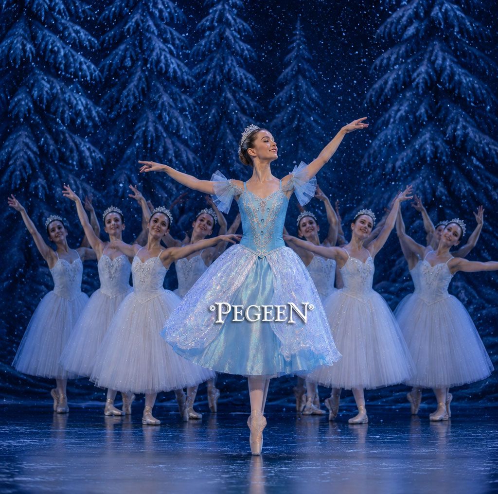 TUTU Snow Queen or Cinderella Ballgown for Ballet Style 740