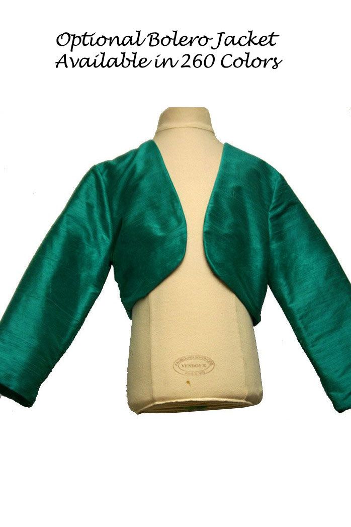 Flower Girl Dress Optional Bolero Jackets
