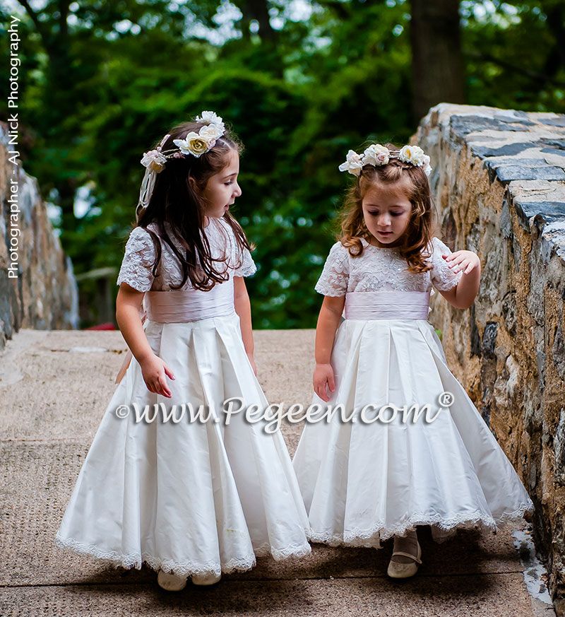 Our Flower Girl Dress of the Year Honorable Mention Style 698 | Pegeen