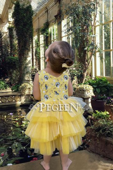strapless open back dress Elegant Baby Girls Bow Princess Dress Toddler Everyday Dress – marryshe
