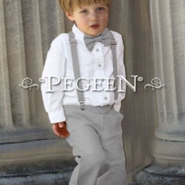 Boys Style 299 - Pants, Oxford Shirt, Suspender Set