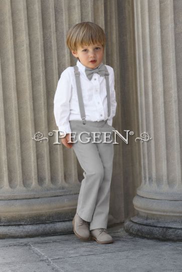 Boys Style 299 - Pants, Oxford Shirt, Suspender Set