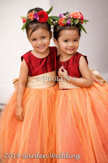 2014 Garden Wedding of the Year Style 402 Tulle Flower Girl Dress