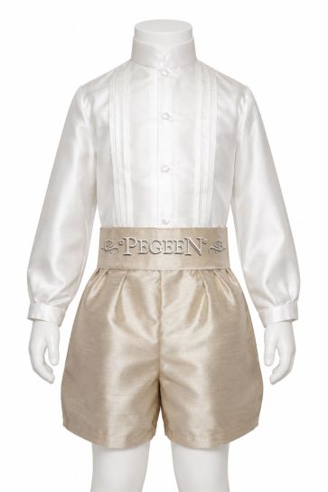  Style 510 - Boys French Style Page Boy Suit with Shirt Tucking