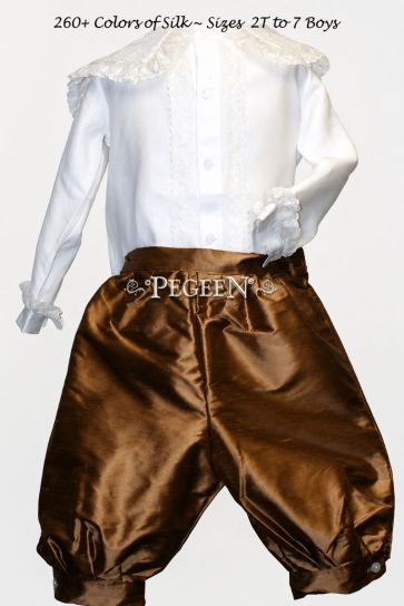 Boys all silk  Fauntleroy shirt and knicker
