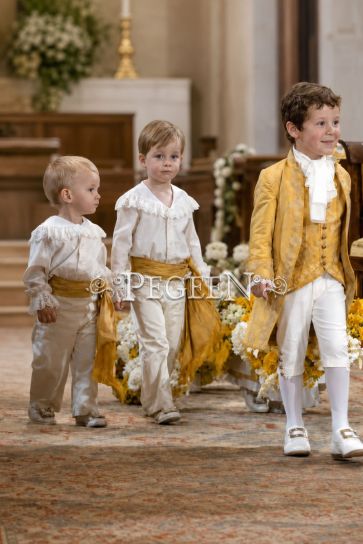 Boys Price Suit with shirt, jacket, breeches and side sash
