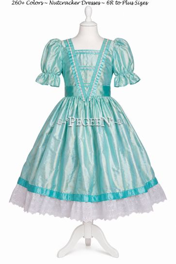 728 RIBBON AND BRAID TRIMMED PARTY SCENE DRESS