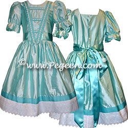 728 RIBBON AND BRAID TRIMMED PARTY SCENE DRESS