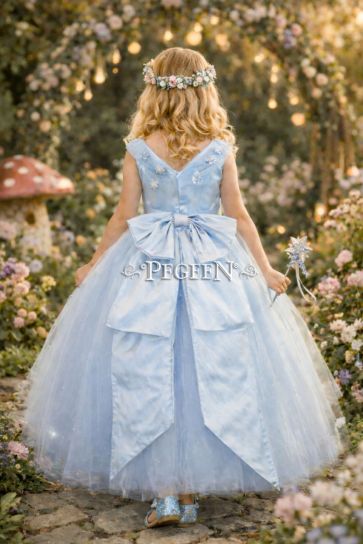 Blue Fairy Dress - Flower Girl Dresses - Style 913