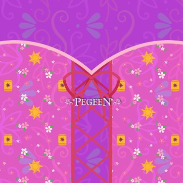 Princess Everyday Dress - Rapunzel Inspired | Pegeen 1183