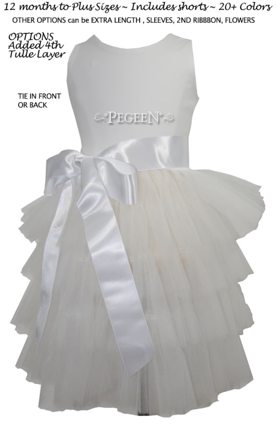 Classic Knit Flower Girl Dress 1102 | Pegeen
