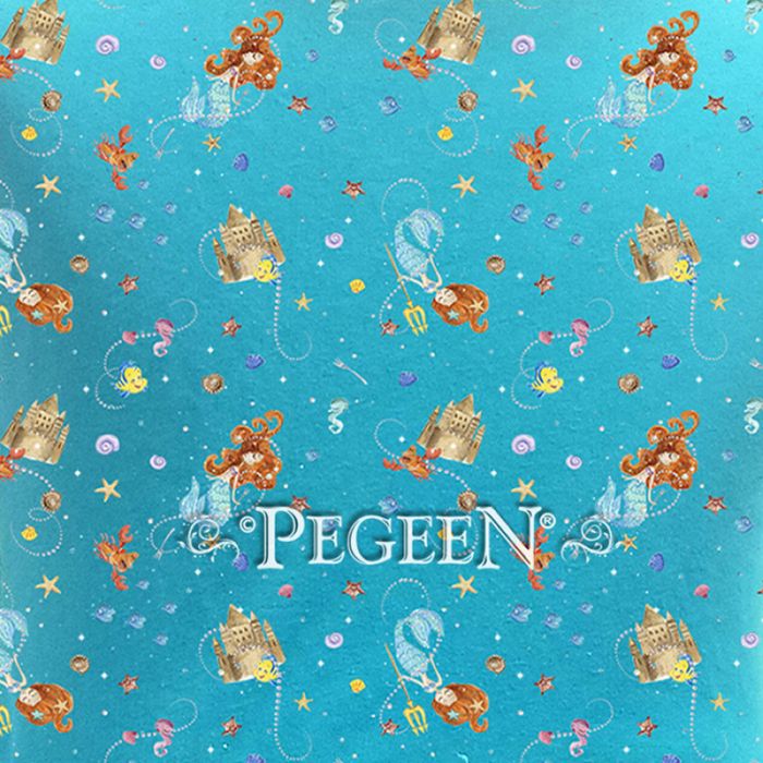 Circle Dress - Pegeen Princess Everyday Print - Arial Teal