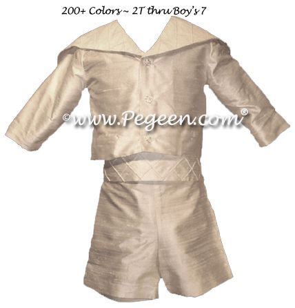 Boys Silk Short Sailor Suit 240 2T - 7 for Pageboy