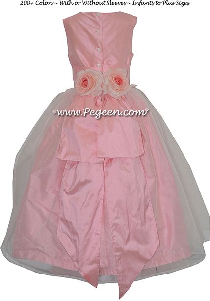 Flower Girl Dress Style 313 in Bubblegum - one of 200+ colors