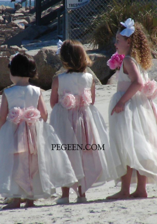 Model for Flower Girl Dress Style 313