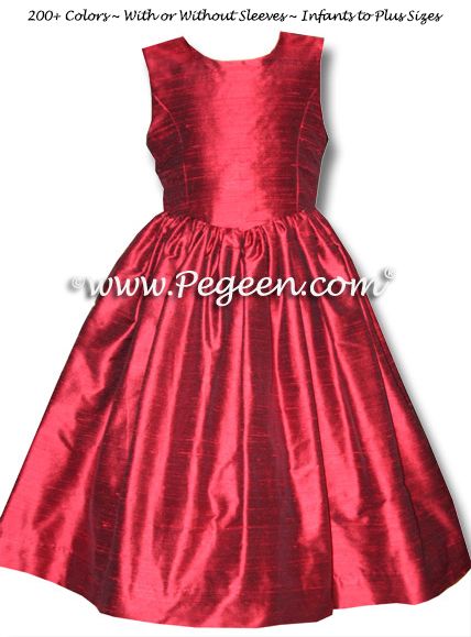 Details - Flower Girl Dresses Style 379 shown in Claret  - one of 200+ colors