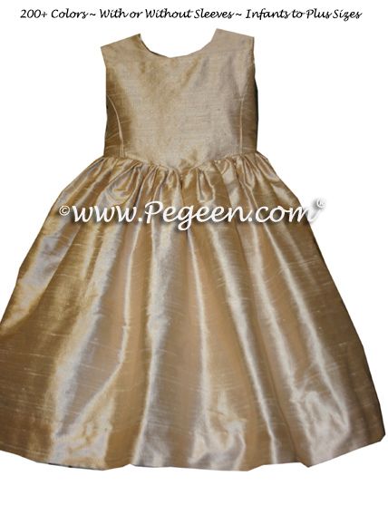 Infant - Flower Girl Dresses Style 379 shown in Wheat - one of 200+ colors