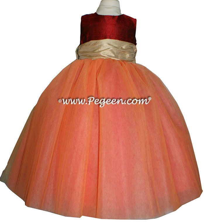 2014 Garden Wedding of the Year Style 402 Tulle Flower Girl Dress