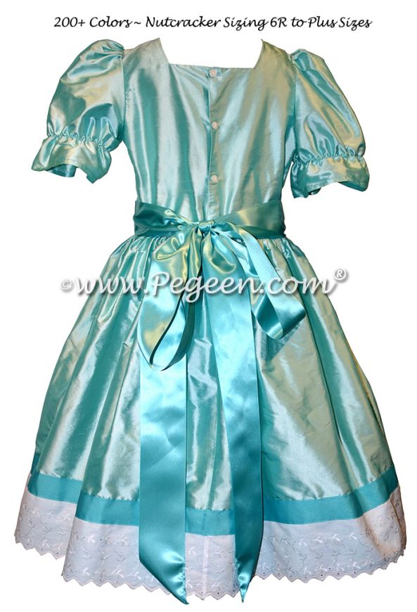 728 RIBBON AND BRAID TRIMMED PARTY SCENE DRESS