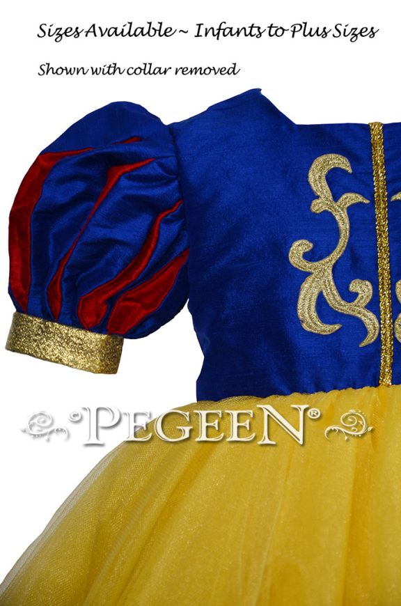 Snow White Dress - Silk Flower Girl Dress Style 807