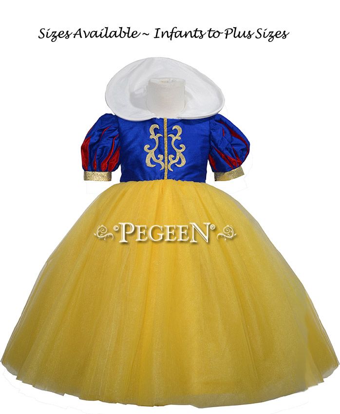 Snow White Dress - Silk Flower Girl Dress Style 807