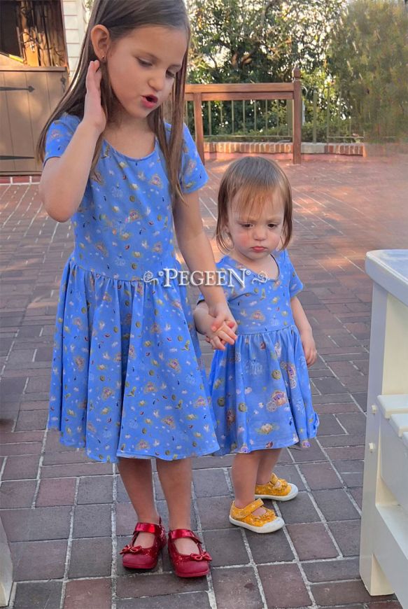 Disney Inspired Cinderella Print - Circle Dress from Princess Everyday Collection 