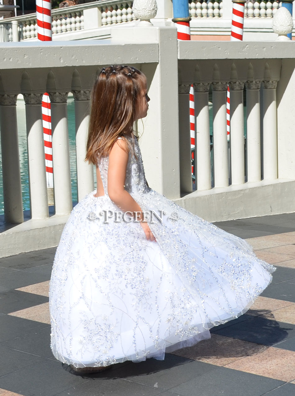 new 2023 Fancy Girls Frock Model Dress Names With Picture Elegant Flower  Girl Birthday Party Clothing
