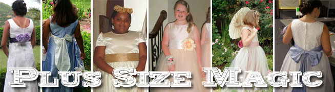 Some great ideas for plus size flower girl dresses