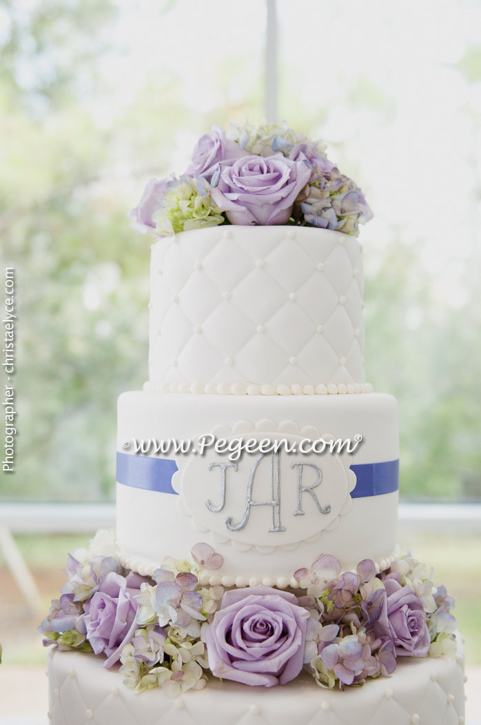 2012 Flower Girl Dress of The Year in Wisteria and Lavender Tulle and Silk Pegeen Couture Style 402