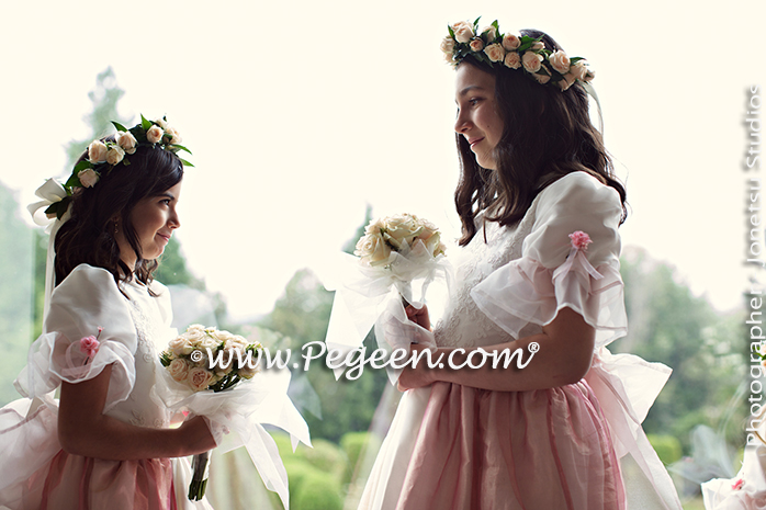 Silk Flower Girl Dresses from the Regal Dress Collection - Princess Alexandria