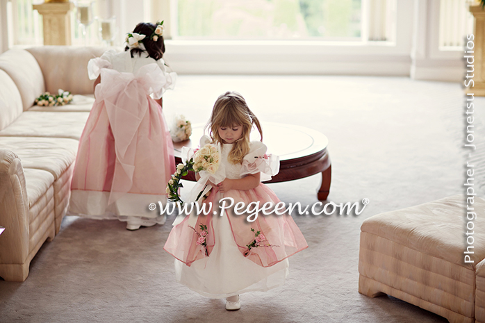 Silk Flower Girl Dresses from the Regal Dress Collection - Princess Alexandria