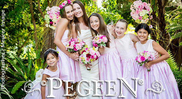 2015 Family Wedding & Flower Girl Dress of the Year in pinks