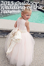 2015 Outdoor Wedding/Flower Girl Dress of the Year