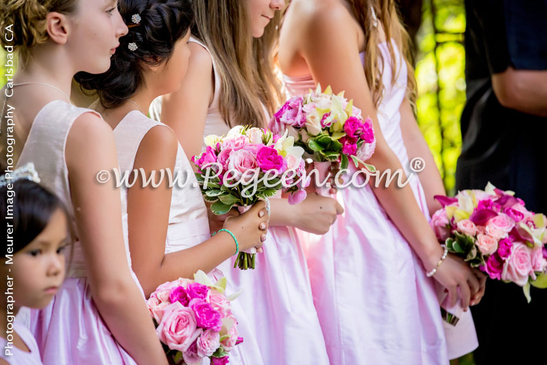 Flower Girl Dress of the Year in Shades of Pink Silk