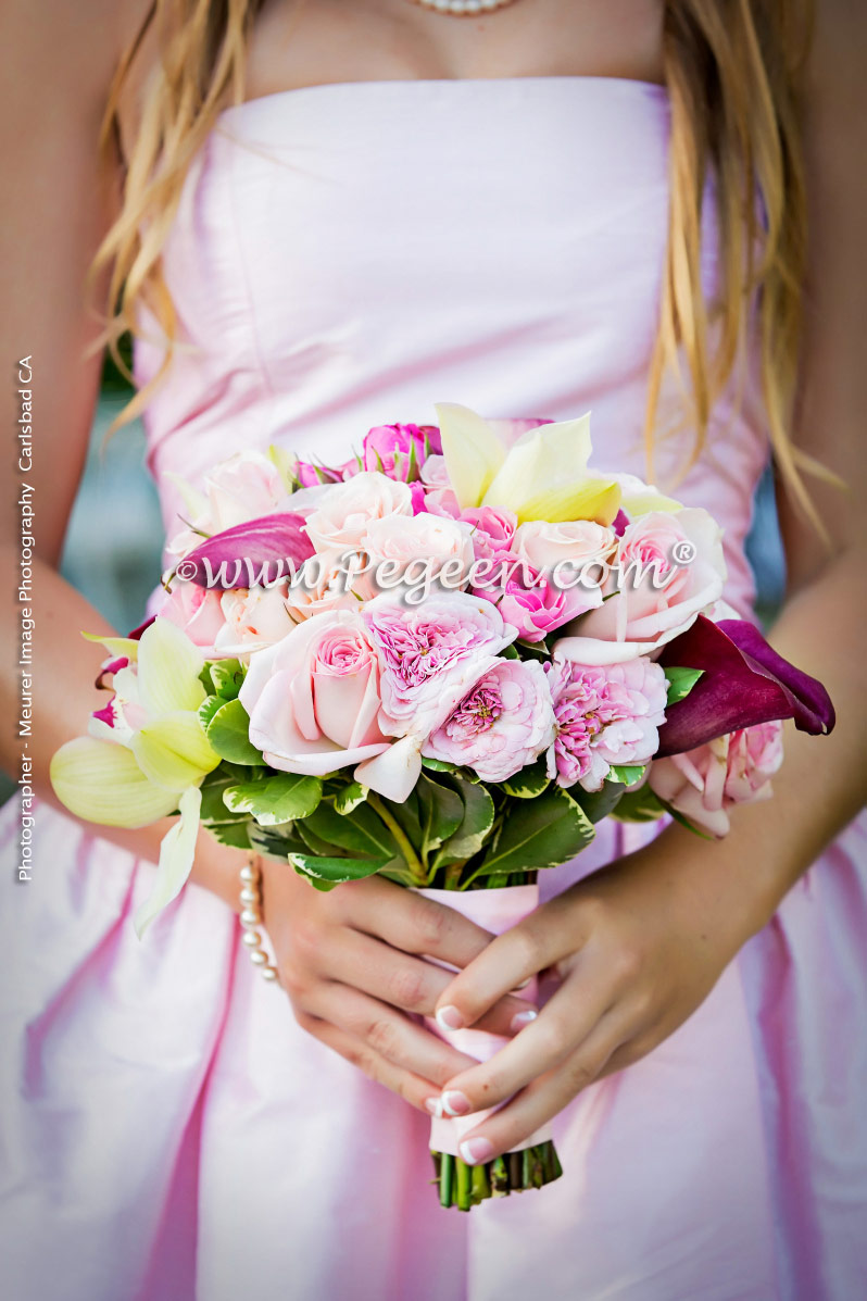 Flower Girl Dress of the Year in Shades of Pink Silk