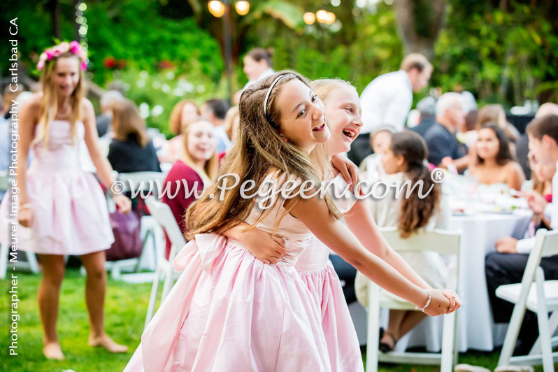 Flower Girl Dress of the Year in Shades of Pink Silk