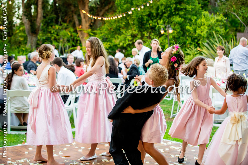 Flower Girl Dress of the Year in Shades of Pink Silk