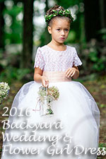 Backyard Wedding/Flower Girl Dress of the Year