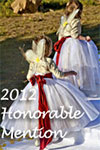 Wheat and Claret Red Flower Girl Dresses of the Year Honorable Mention 2012